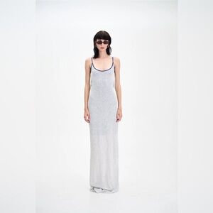 PH5 Natasha Sequins Silver Maxi Dress